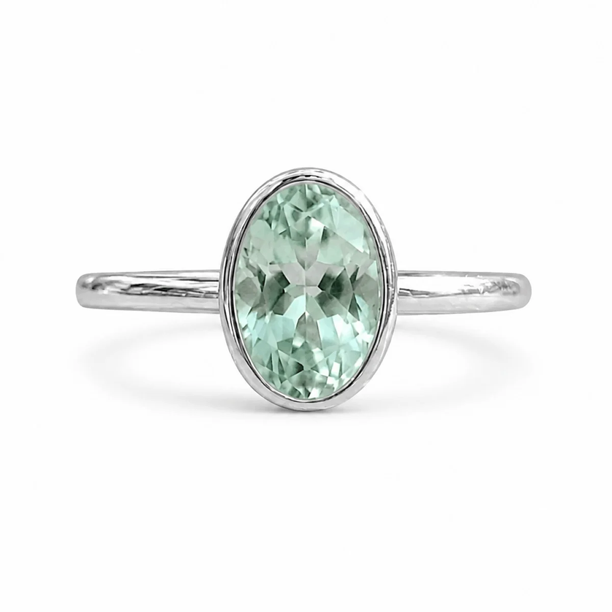 Green Bezel Ring