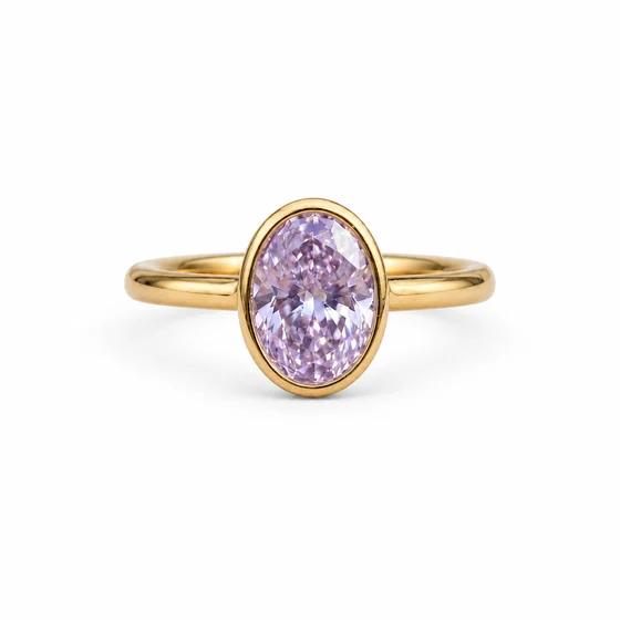 Lavender Sapphire Ring
