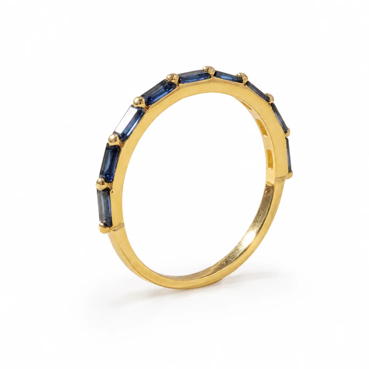 Sapphire Half Eternity Ring